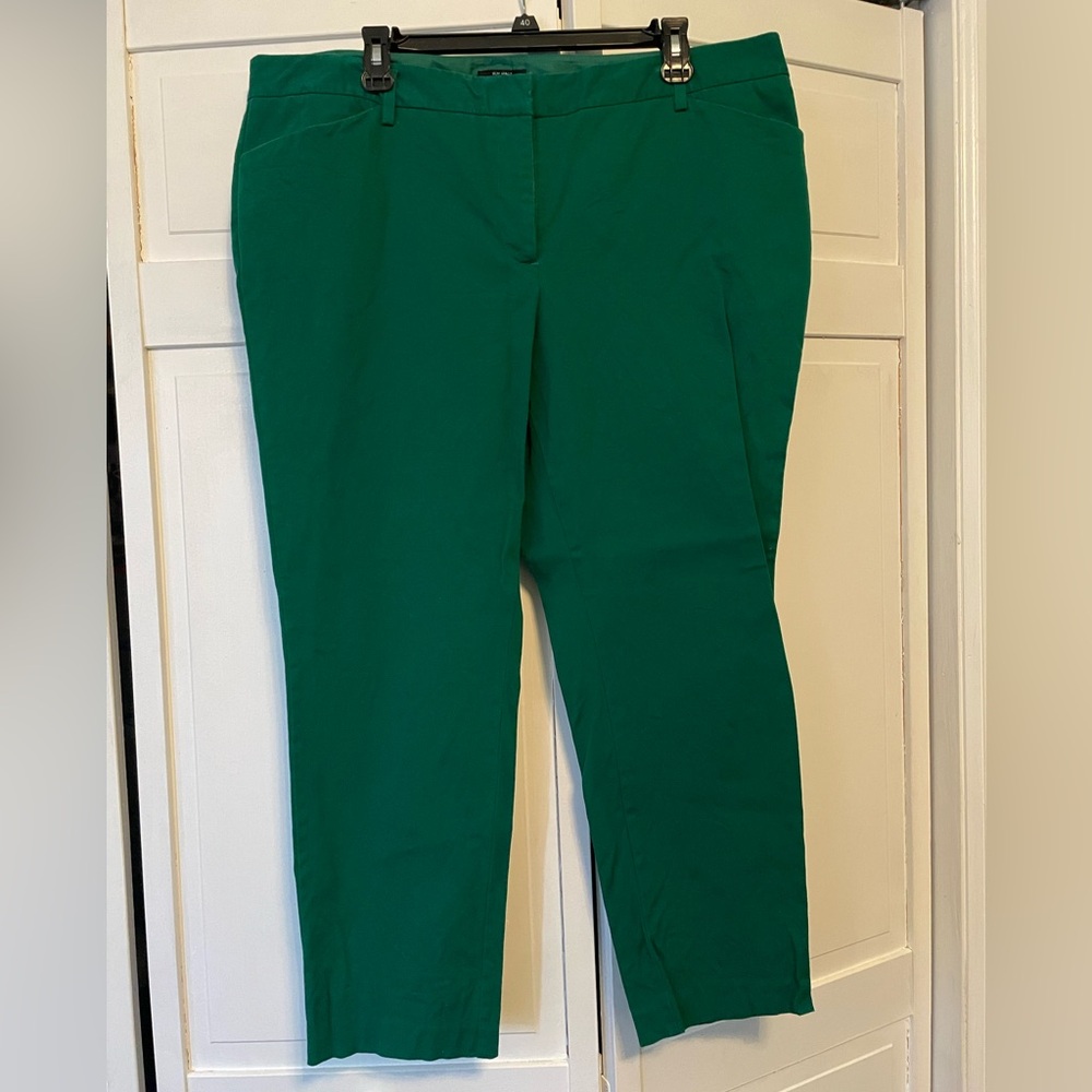 Green Ankle Pants